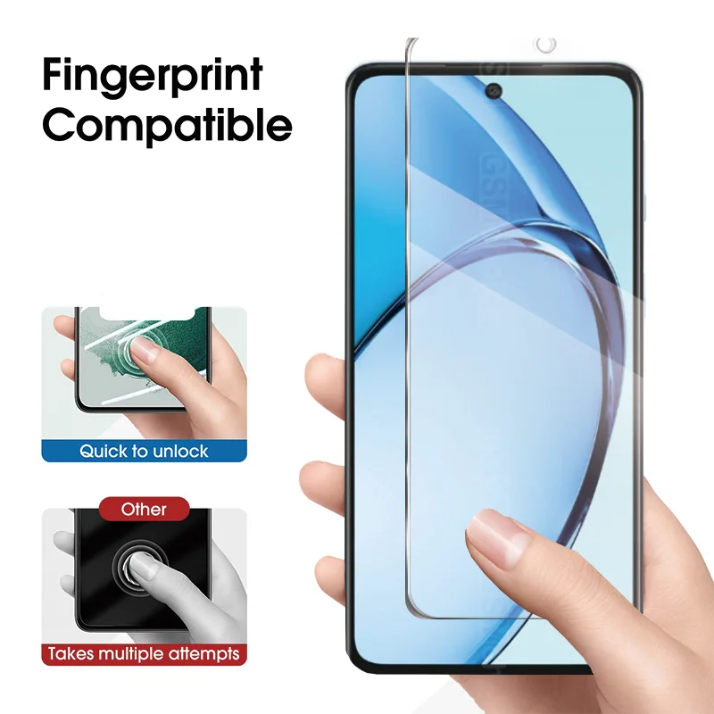 2 pezzi di pellicola in vetro temperato per Oppo A60 Full Cover Screen Protector vetro protettivo per OppoA60 A 60 5G oppoa60 vetro temperato