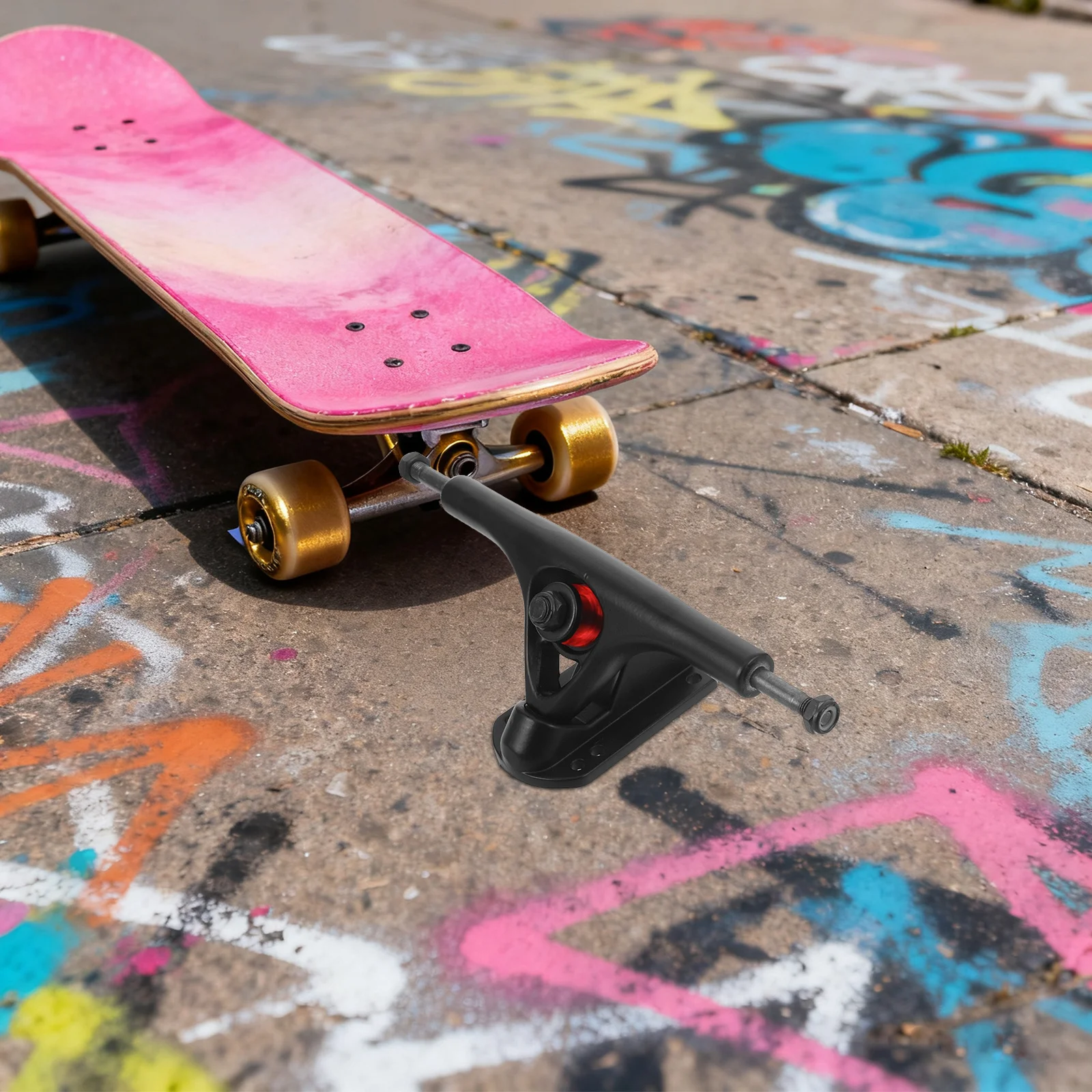 2 قطعة شاحنات التزلج 7 "الشديدة التحمل استبدال مجموعة انفصال تصاعد الأجهزة ل كروزر بارك التزلج طقم تصليح Longboard #4