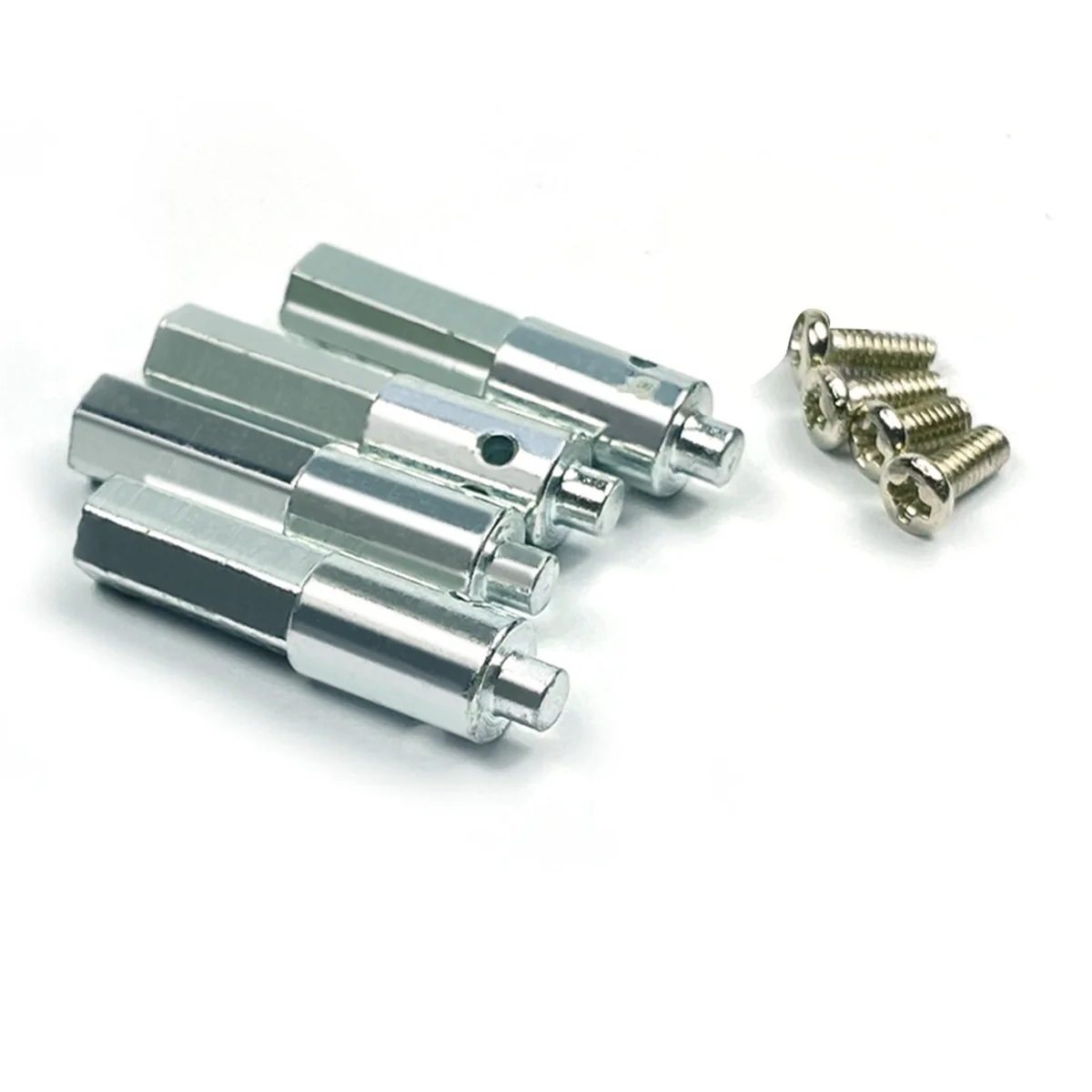 4Pcs LD-P06 Metal Portal Axle Shaft Hex Adapter for LDRC LD-P06 LD P06 Unimog 1/12 RC Truck Car Spare Parts Accessories image 3