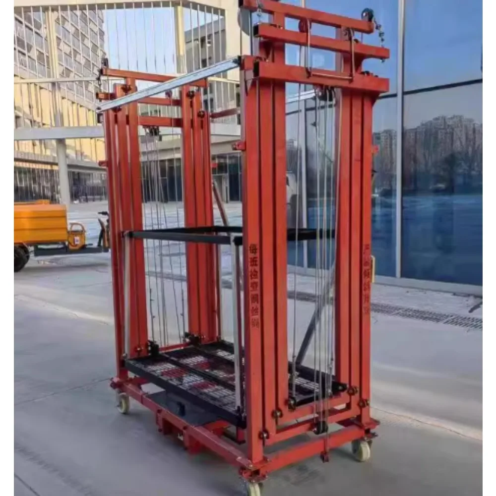 Электрический подъемник для внутреннего и наружного украшения, мобильная складная платформа для скалолазания, строительные летательные работы, строительные леса
