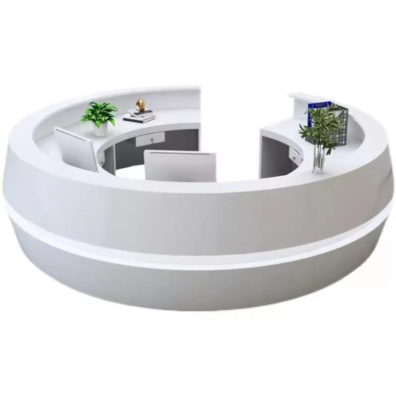 

Round, company, front desk, reception desk, arc, semicircle, beauty salon, cash register