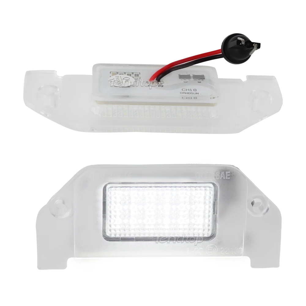 For Dodge Dart Challenger Avenger Charger Magnum LED White Tag Lamp License Plate Light