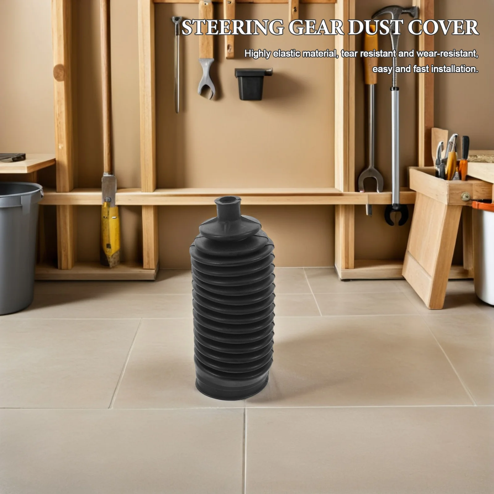 플라스틱 골프 카트 스티어링 더스트 부츠 스티어링 기어 보호를 위한 정밀 맞춤형 벨로우즈 커버 향상된 편안함 진동 방지