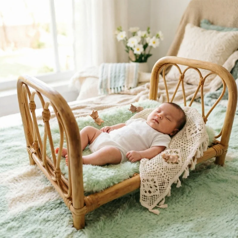 rattan-basket-container-baby-bamboo-bench-bed-1pc-newborn-photography-props-essential-for-infant-studio-shooting-posing-use