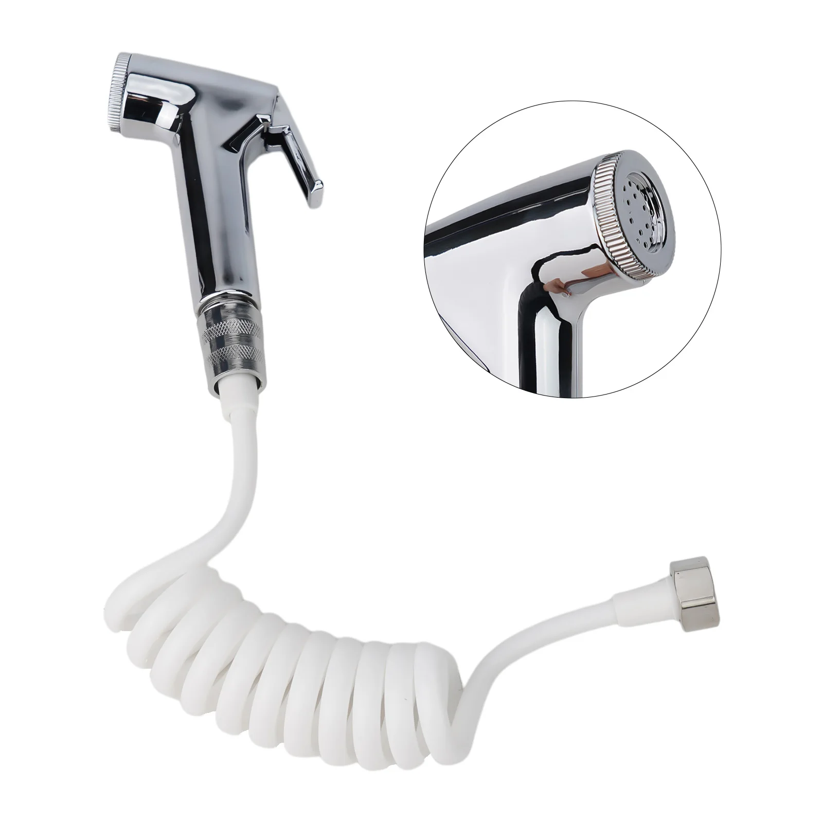 

Ручной бидетный распылитель для унитаза с резьбовым соединением G1/2 и эргономичной формой для надежного ежедневного использования и очистки