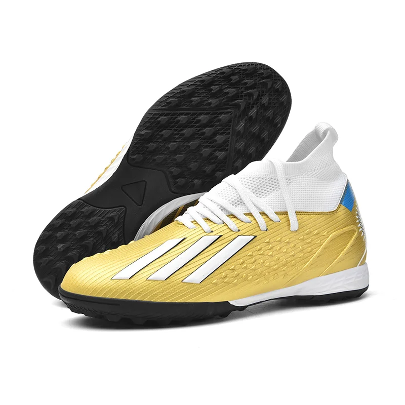 

2025 High Top Football Shoes Fast Men Professional TF/FG Soccer Shoes Society Cleats Grass Training Football Field Boots Outdoor