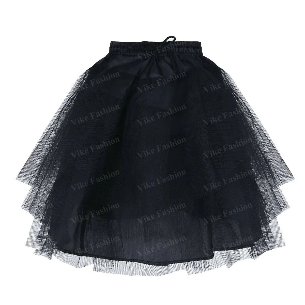 ดอกไม้สาว 3 ชั้น Tutu กระโปรง Petticoat สําหรับเด็กวัยหัดเดินชุดแต่งงาน