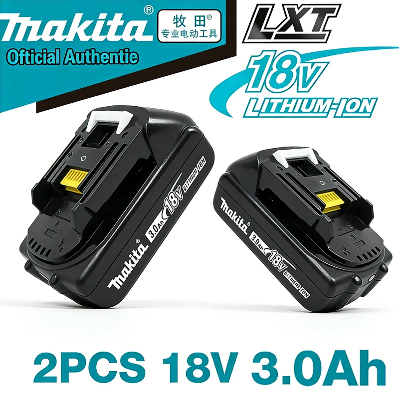 

3000mAh 100% Original Makita 18V 3.0Ah battery, for Makita BL1830， BL1830B，BL1840B ，BL1850 BL1860B power tools battery