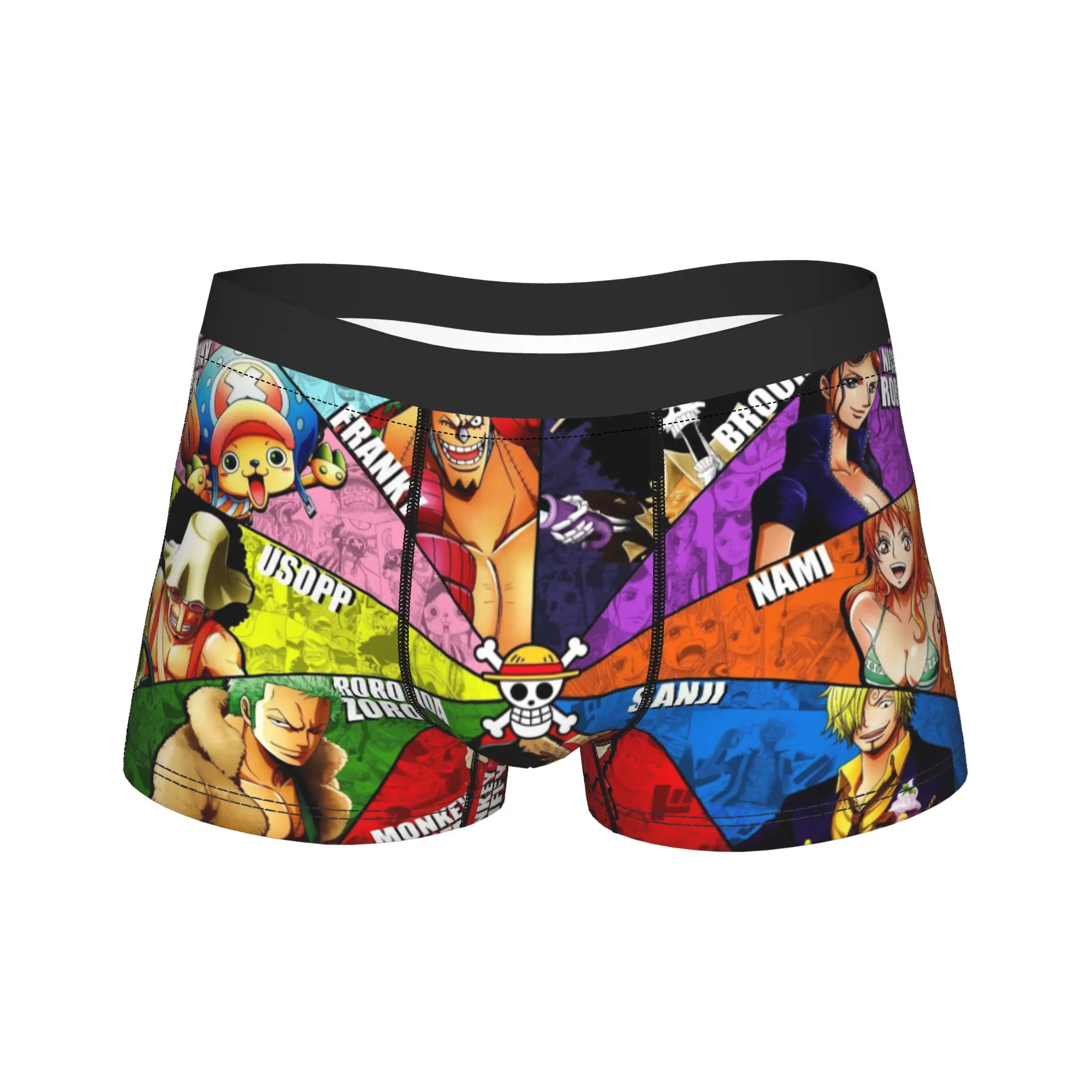 

Мужские трусы-боксеры Luffy's O-One-Pieces: Удобное нижнее белье, шорты-боксеры