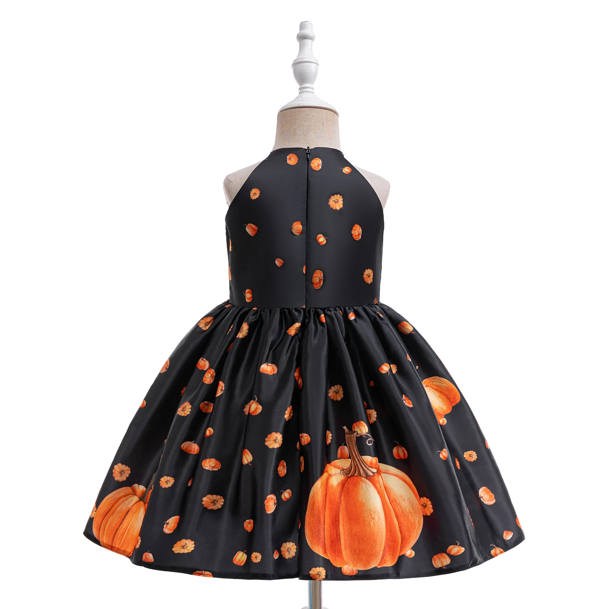 Carnival Halloween Pumpkin Party Girls Dress Cosplay Costumes Gothic Birthday Wedding Princess Prom Dress Christmas Kids Clothes