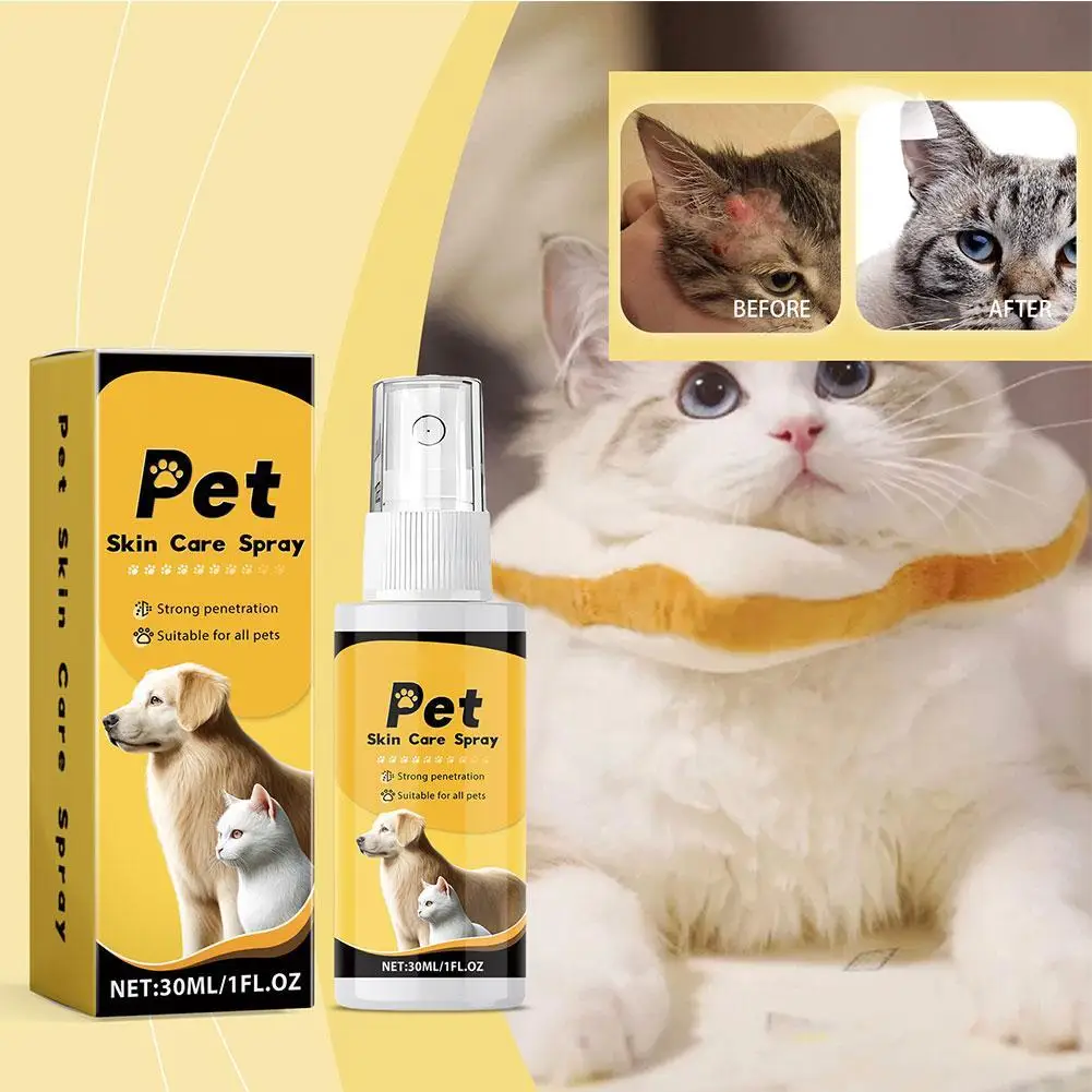 Cat And Dog Skin Care Spray Highly Upgraded Pet Skin Care Natural Plant Extracts Gentle And Non-irritating Pet Care Products