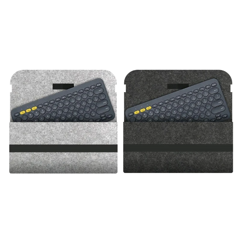 Keyboard Storage Bag for K380 Wireless Keyboard Keypad Waterproof Dustproof Soft Wool Felt Sleeve Case for K380 K480