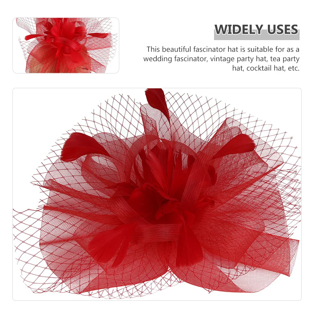 

Woman Women's Wedding Hair Accessories Headband Artificial Tea Flapper for