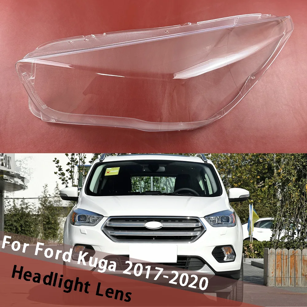 

Headlight Cover For Ford Kuga 2017-2020 Front Headlight Cover Shade Lampshade Lens Headlamp Shell Head Light Housing Plexiglass