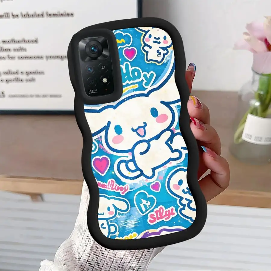 حافظة لهاتف Xiaomi Redmi Note 12 14 Pro 10S 11 8 9S 9 13 Pro Plus 10 Cinnamoroll Sanrio #6