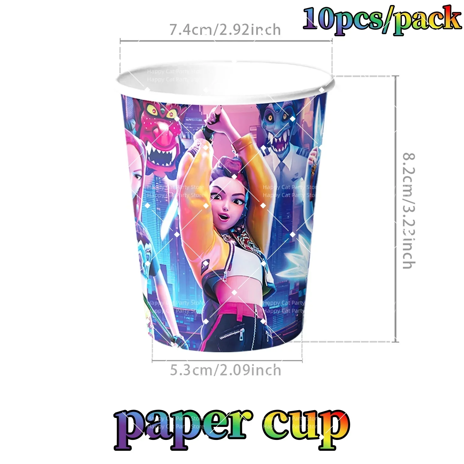 10/20/30/50 Stück Kpop Girls Idol Geburtstagsparty Dekoration Tasse Teller Tischdecke Serviette Wimpel Geschenktüte Kpop Partyzubehör – Detail 7