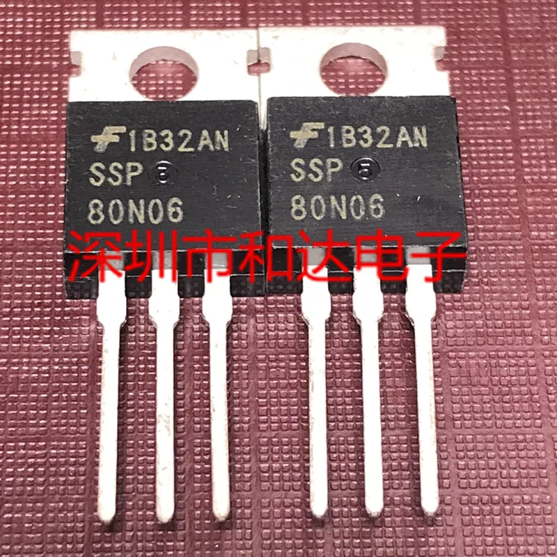 10 unidades SSP80N06