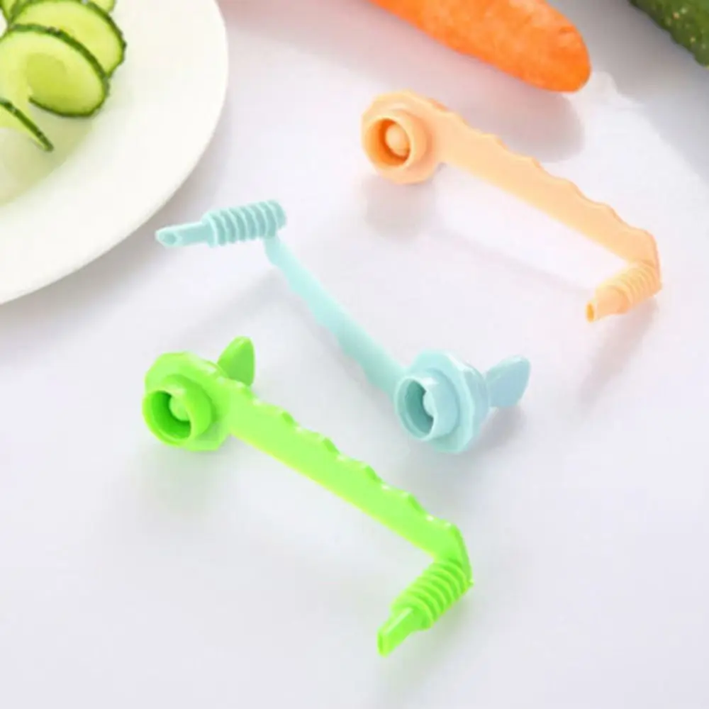 Plastic Spiral Screw Slicer Manual Vegetable Tool Potato Spiral Slice Cutter labor-saving Whirlwind Potato Spiral Cutter Fruit