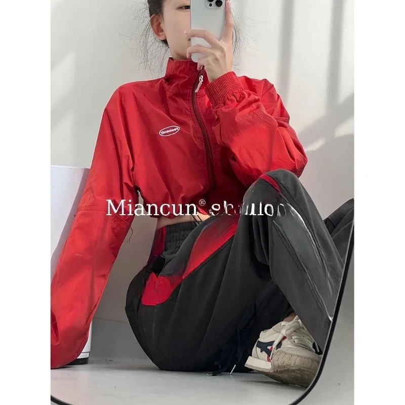 Spring Autumn Women's Sports Jacket Yoga Wear Stand Collar Zipper Windproof Quick-Dry Outdoor New Arrival Minimalist Relaxed