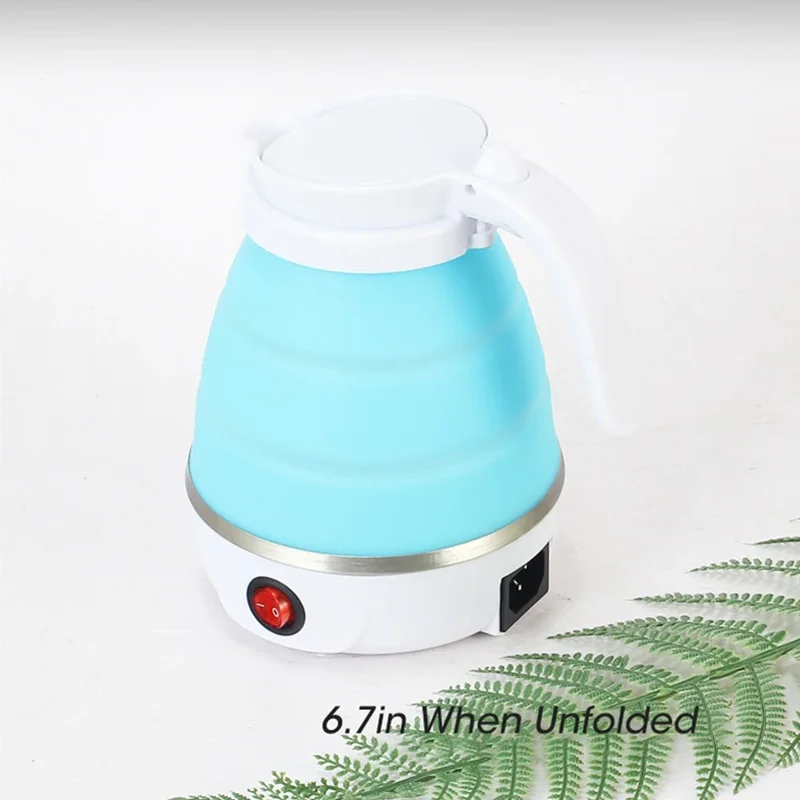 600ML Foldable Electric Travel Kettle Portable Water Boiler For Home Hotel Camping Use Fast Heating Mini Tea Maker Pot