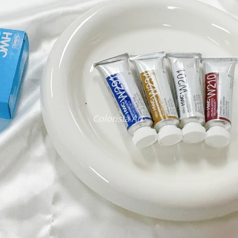 Japan Holbein Watercolor Transparent Tube Color 15ml HWC Paint Single Can Be Used As Solid Watercolor Sub-packaging Paint