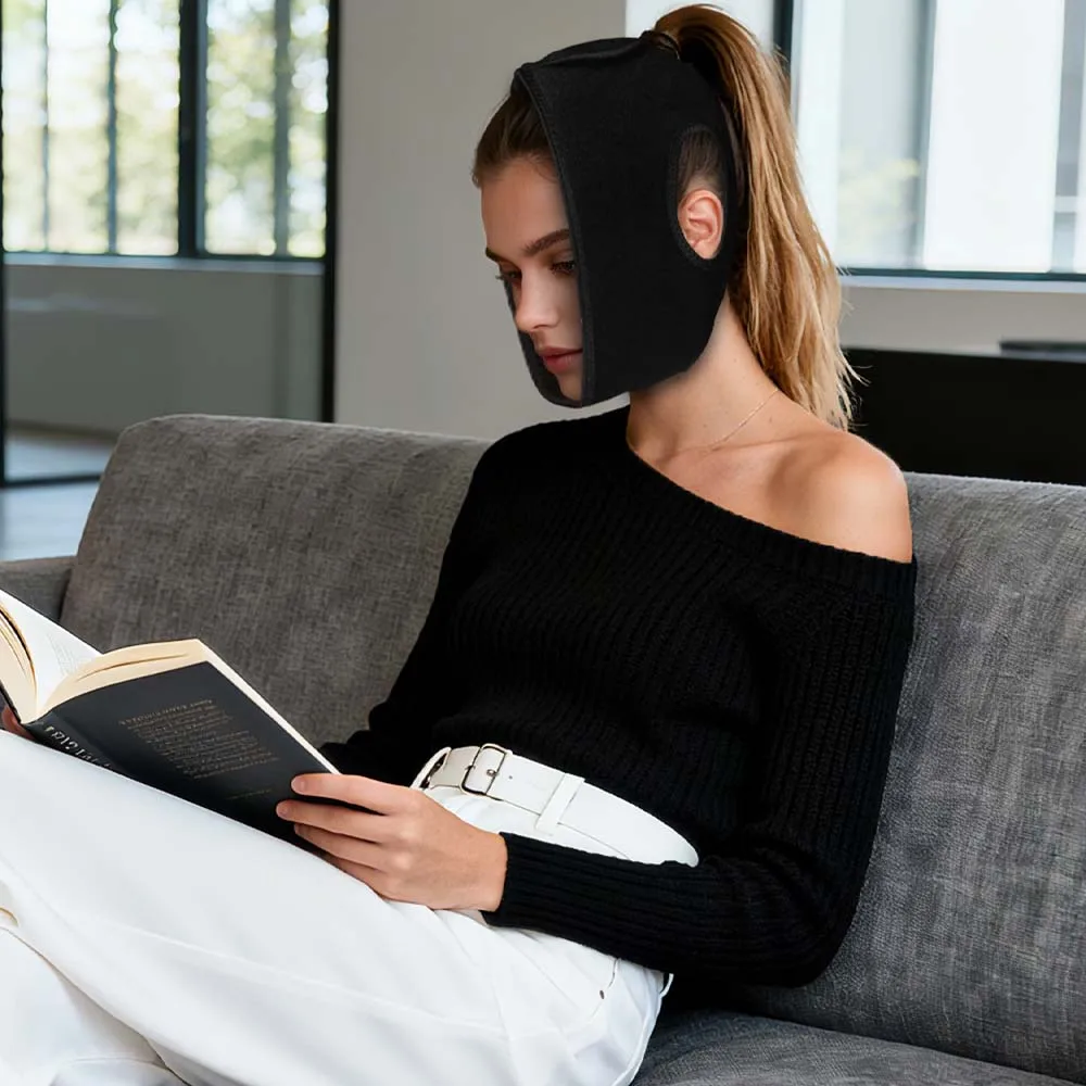 Draadloze gezichtsverwarmingsbrace Groter thermisch gebied 3, verstelbare temperatuur Massage Gezichtsriem Pad Pols Arm Elleboog Massager Verwarmd