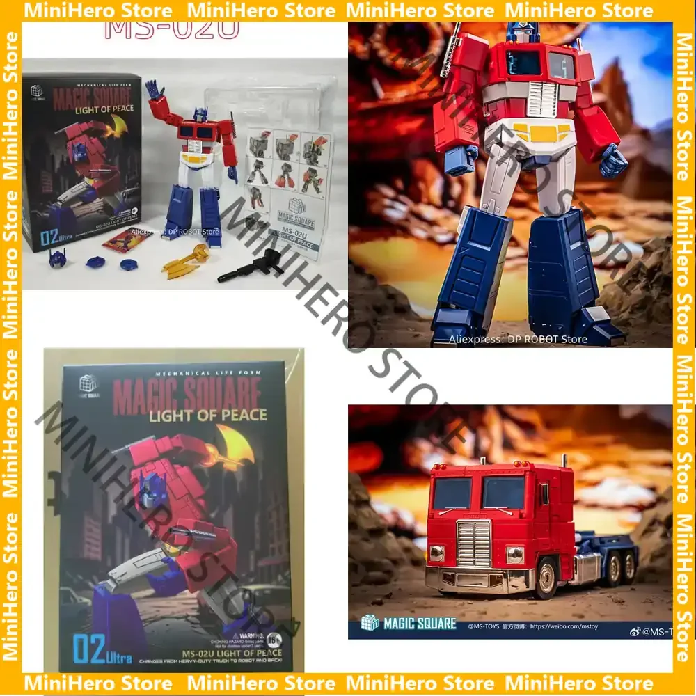 

В наличии Оригинальная фигурка Оптимус Прайм MS-02U Ultra 2.0 Ver MP Scale, ABS PVC, масштаб 1:24, режим робота