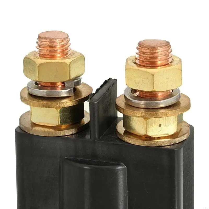 4 Terminals Starter Relays Solenoid Auto Start Contactor Double Battery Isolator 12V 500A Suitable for Battery Isolation