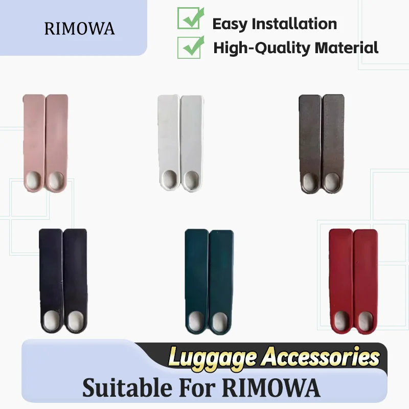 

For Rimowa Durable Luggage Zipper Slider Puller Metal Nylon Anti-Rust Repair Kit Suitcase Travel Bag Accessory