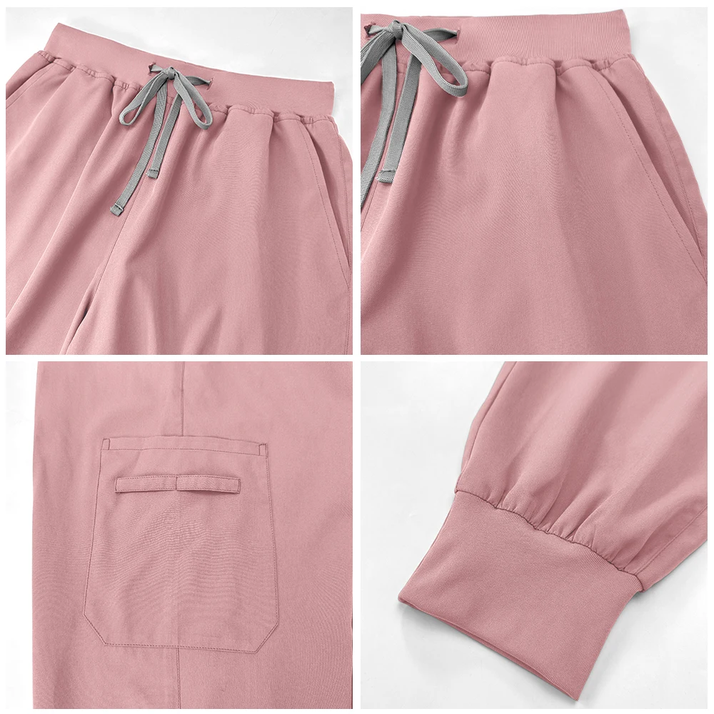 New Hospital Dental Surgery Suit Medical Clinical Workwear Beauty Work Uniforms Women Men Scrubs Set Clothes Nurse Accessories