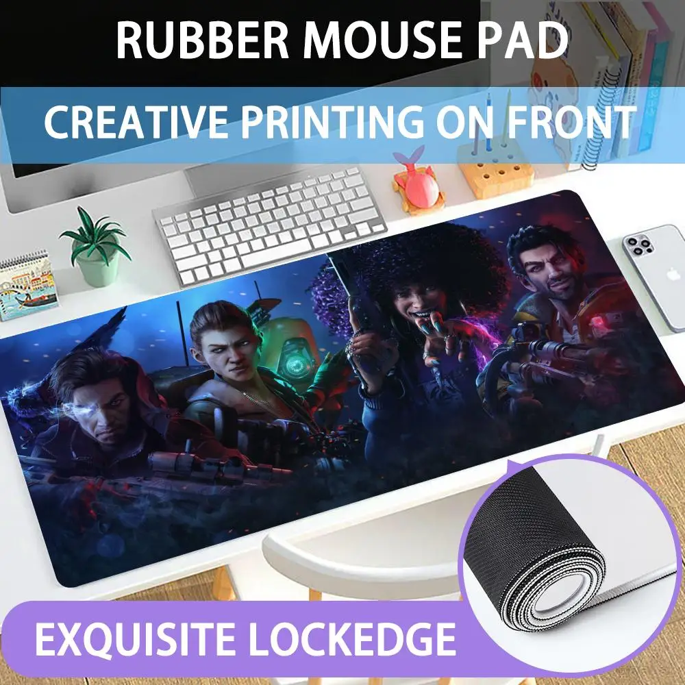 

Mouse Pad Large rubber mouse pad with lock edge computer gamer HD LslandRedfall printing desk pad keyboard pad