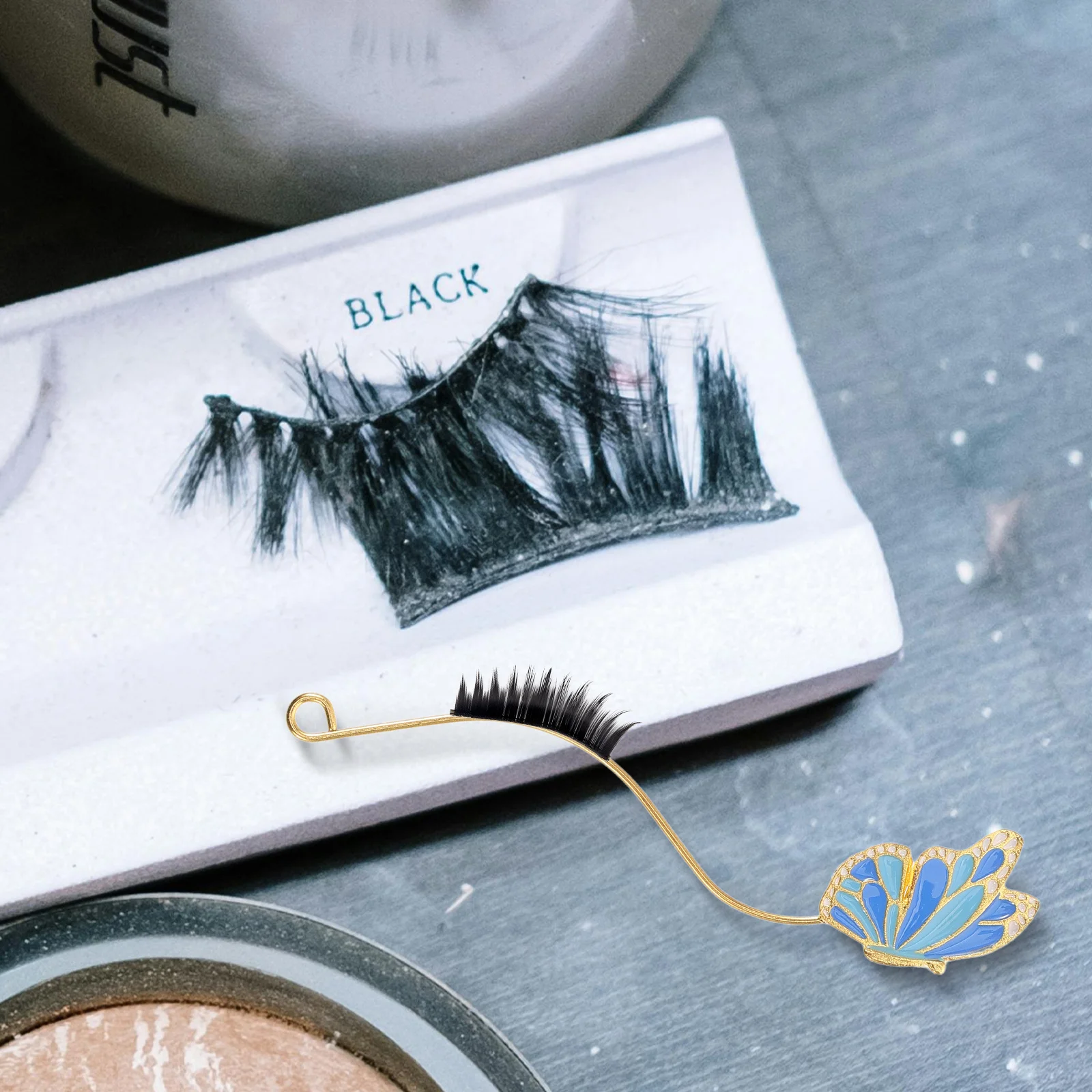 2 paia espositore per estensione ciglia supporto per estensione ciglia multifunzionale strumento per innesto ciglia per salone di bellezza falso