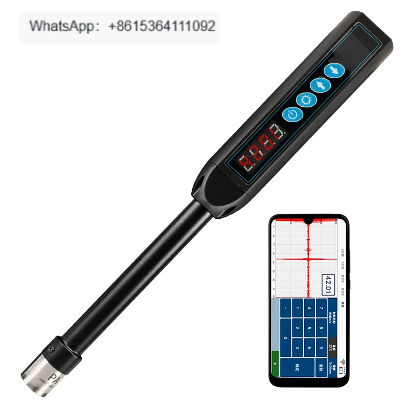 JITAI516 Pen Electromagnetic Ultrasonic Corrosion Detector Portable Metal Thickness Gauge Pipeline Thickness Measurement