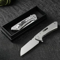 6.3 inch High Quality EDC Pocket Knife D2 Steel Outdoor Folding Knife Portable fruit knife for Self Defense Box Cutter Hiking