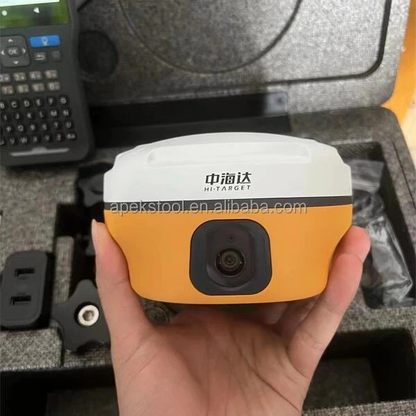 Fast Fixed 1408 Channel Hi-Target V5 Vrtk Vision Survey Stakeout Base And Rover Gnss Receiver