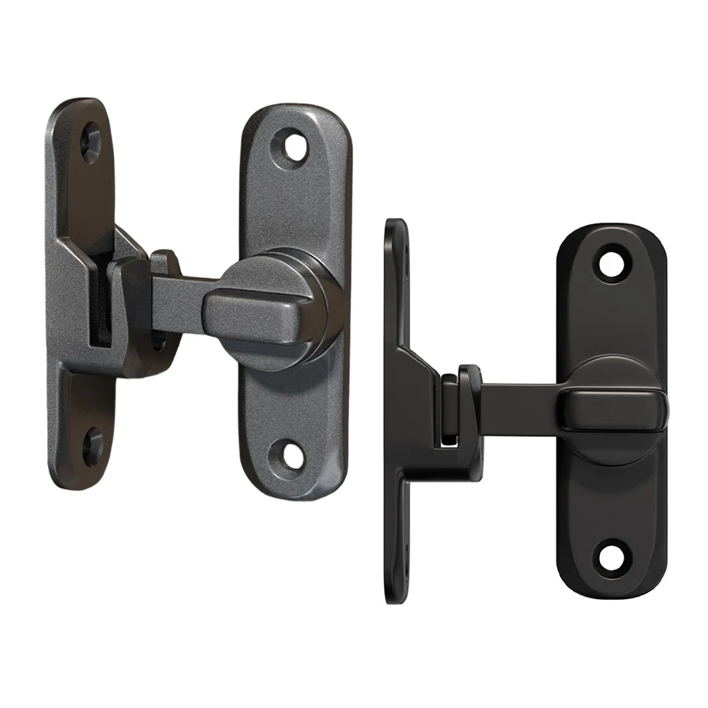 Garage Latch Door Lock Latch 56.5*23*79 Mm Door Latch Aluminum Alloy Material Compact Design Dual Functionality