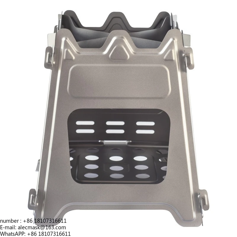 

Outdoor pure titanium wood stove camping wood stove portable disassembly assembly