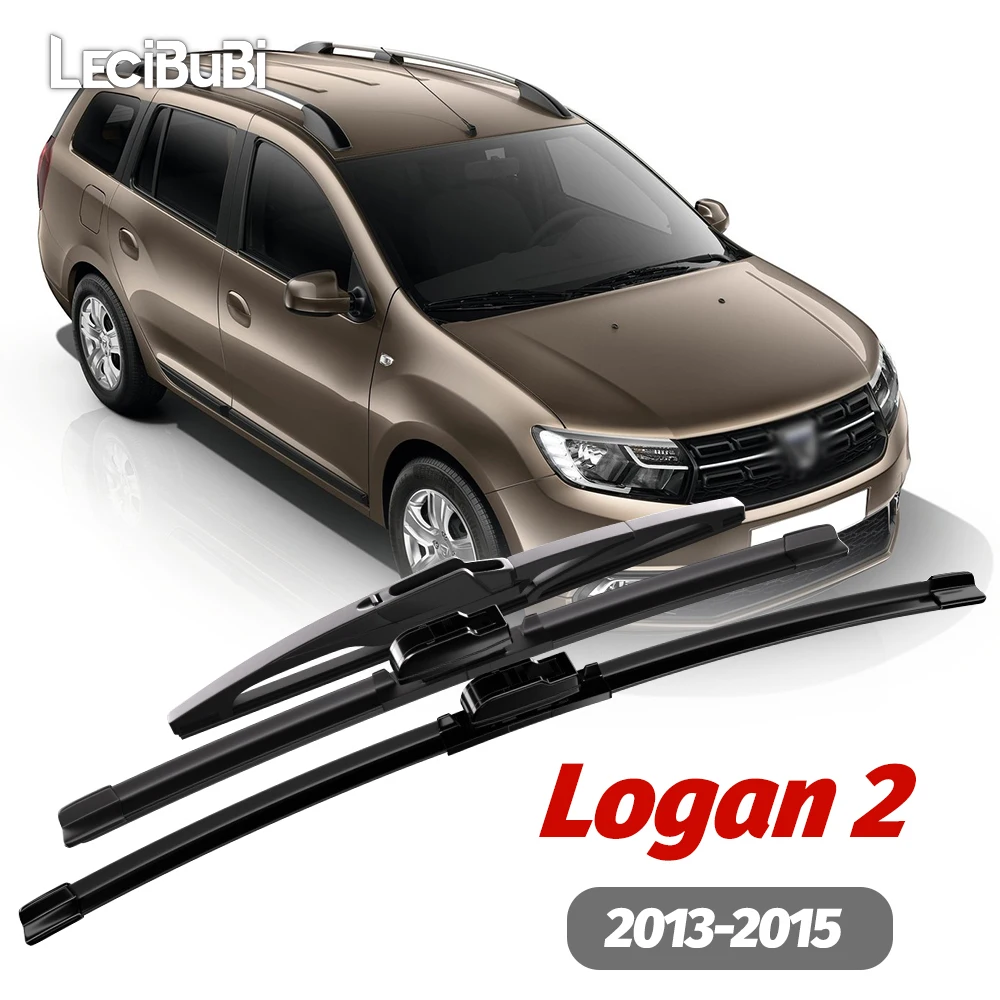 

1set Front & Rear Windshield Wiper Blades Windscreen Wipers For Renault Logan 2 2013-2015 2014 Accessories