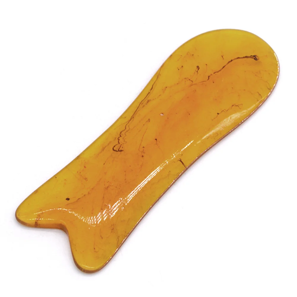 

1Set Scraping Plates Resin Beeswax Natural Material Smooth Texture Muscle Pain Relief Stress Reduction Facial Beauty Tool