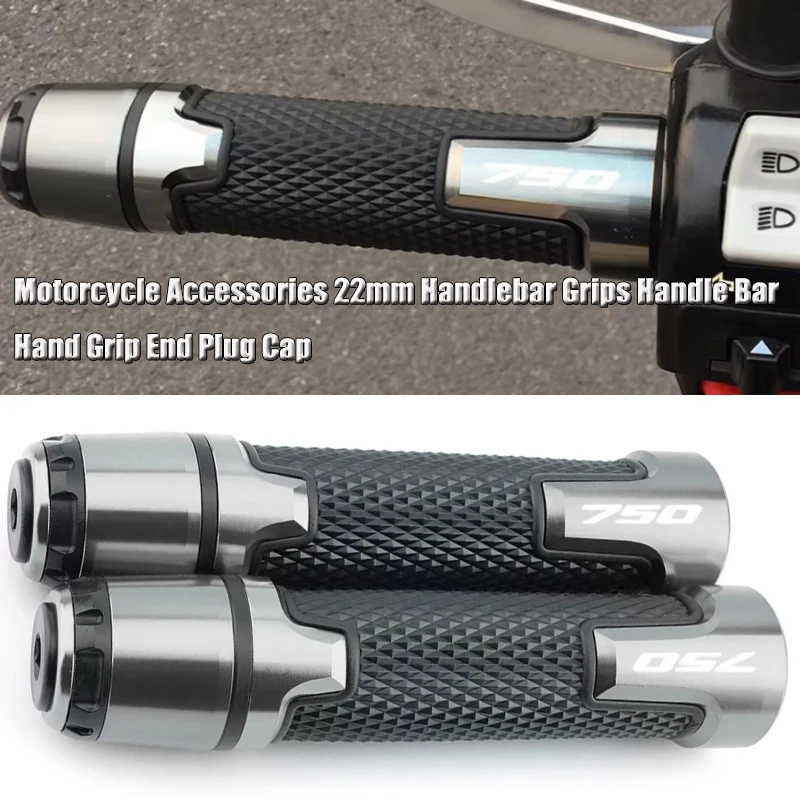 Acessórios para Moto HONDA Forza 750 Forza750 XADV750 X-ADV 750 22mm 1 Par de Manoplas de Guidão com Tampa de Extremidade