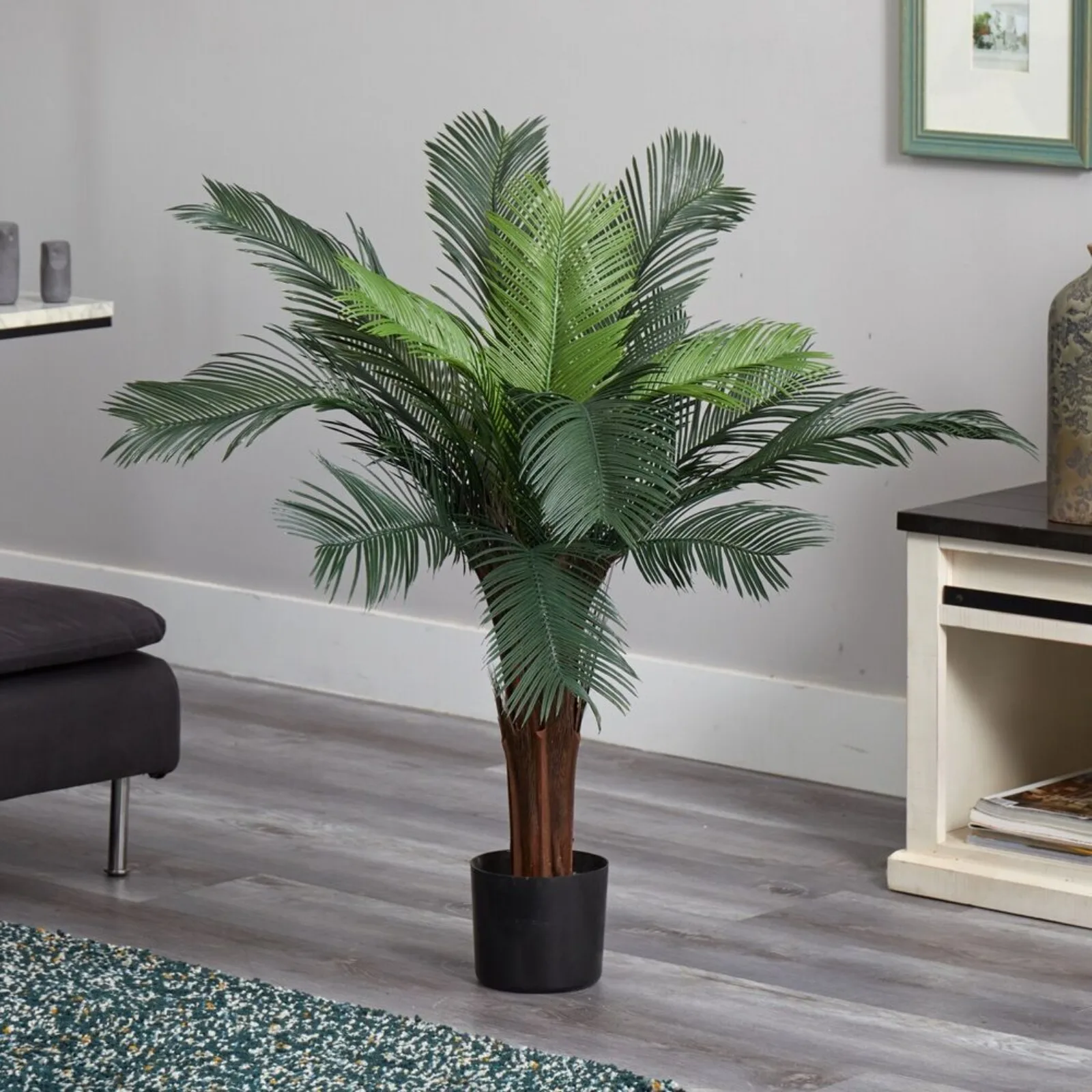 

US 3-foot Cycas artificial palm tree UV indoor/outdoor home decoration