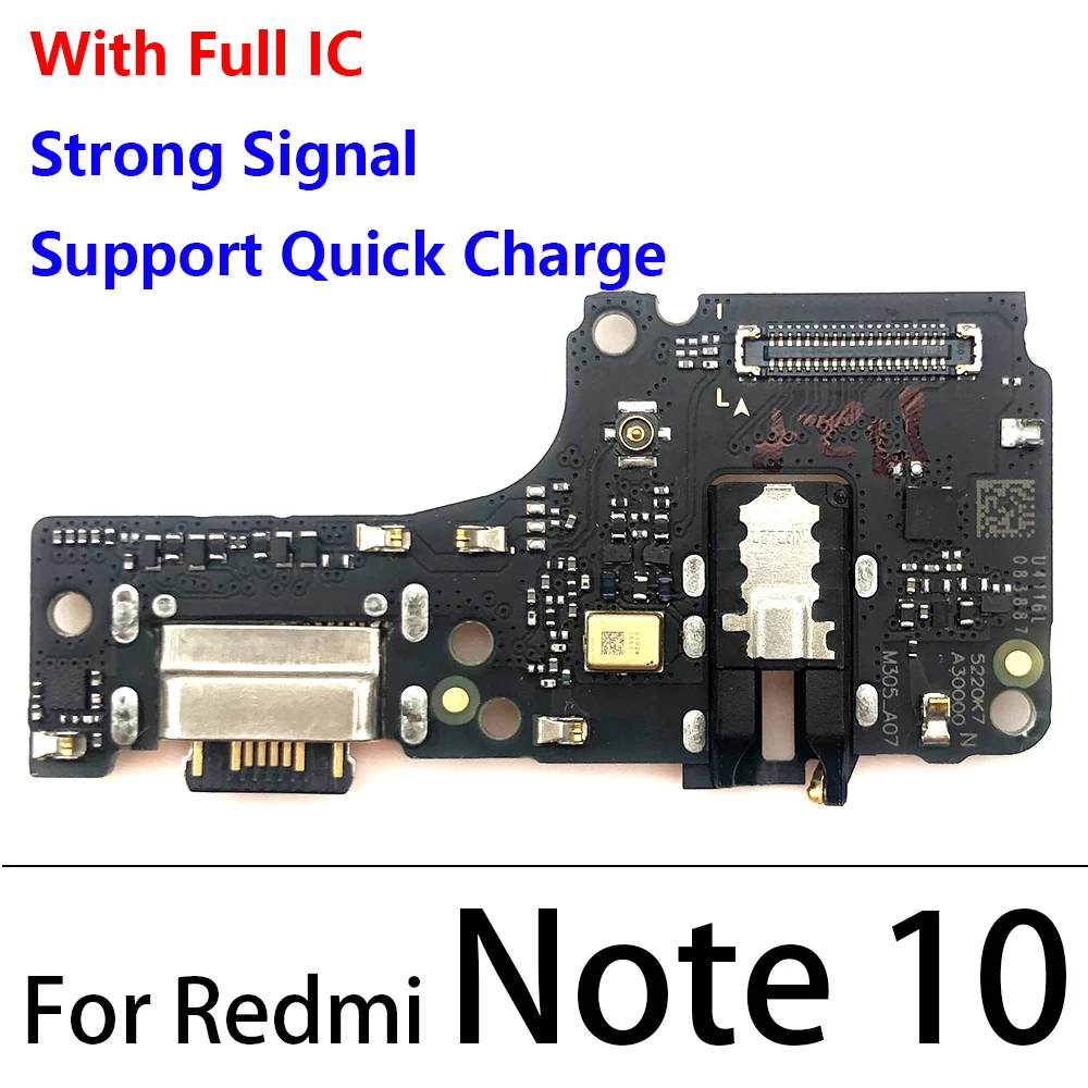 

Новинка для Redmi Note 10 USB-порт для зарядки Микрофон док-станция для микрофона