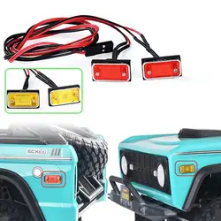 1 Pair Turn Signal 1/10 1/8 Rc Crawler Car For Trax/as Trx4 D90 D110 Rc4wd Scx10 90046 Rr10 90053 Yikong Rgt Axial Width Lamp