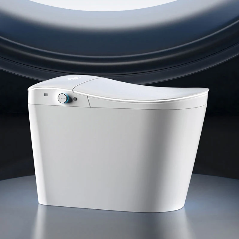 Hot Sale Automatic Open Wc Electric Bidet Toilets Intelligent Toilet Bowl Foot Touch Sensor Flush One Piece Smart Toilet