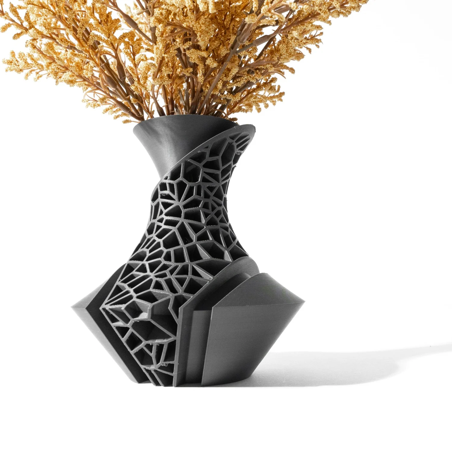 

3D Printed Creative Vase Textured Vase Living Room or Office Table Decoration Modern Desktop Decoration Home Decorations