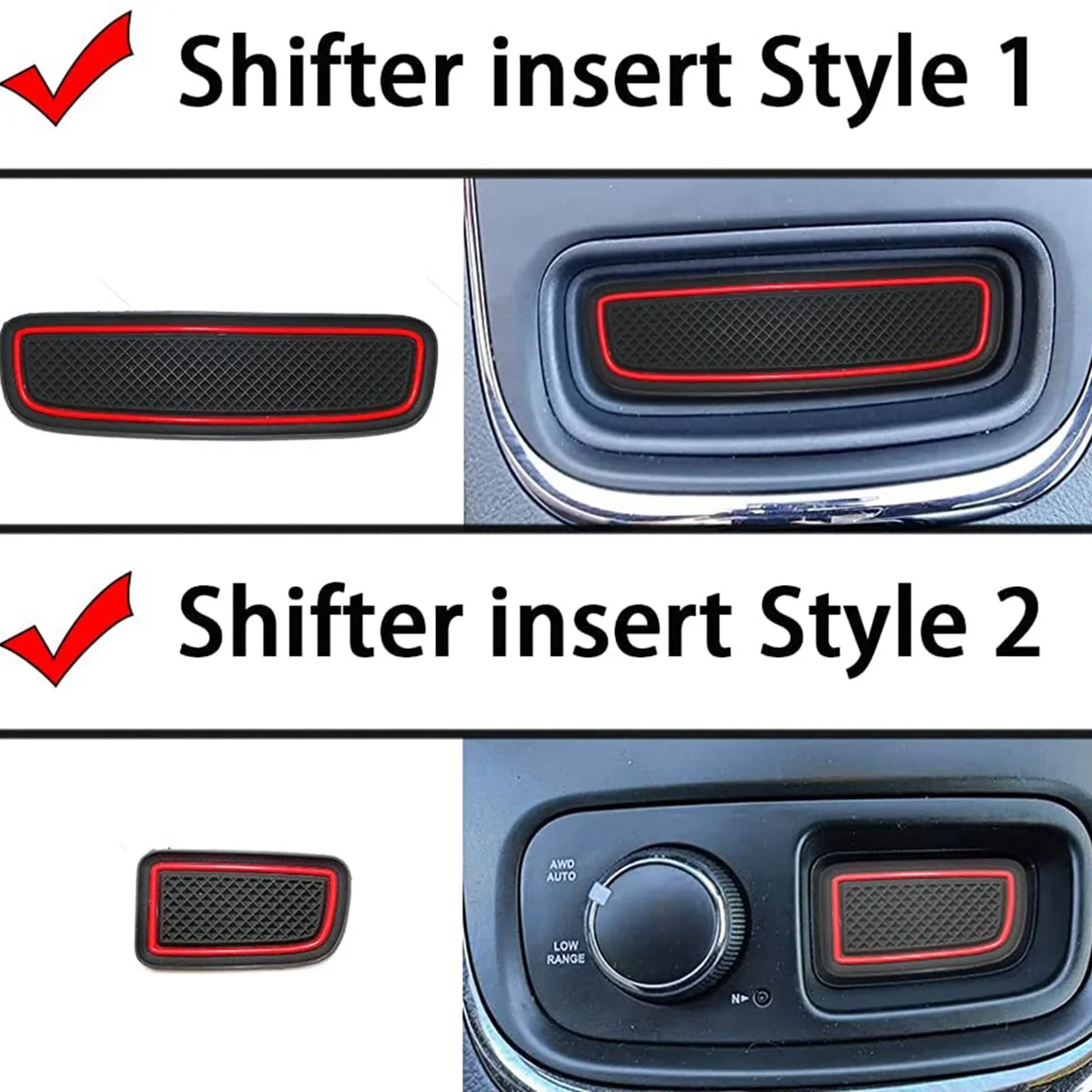 A09E-For Dodge Durango Accessories 2014-2020 إدراجات حامل أكواب مضادة للغبار، بطانات جيب الباب، سجادات بطانة وحدة التحكم المركزية