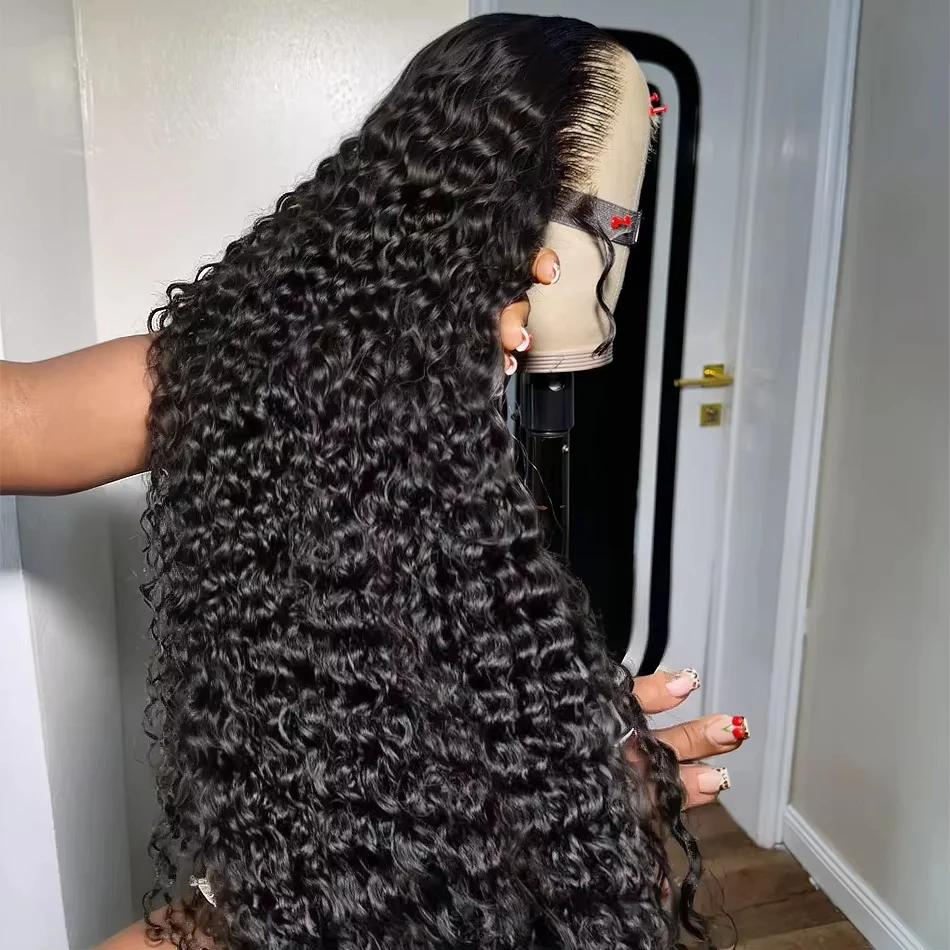 

30 Inch Deep Wave 13x4 HD Lace Frontal Wig Brazilian Water Curly 5x5 Glueless Wigs Human Hair Pre Plucked Full HD Lace Front Wig