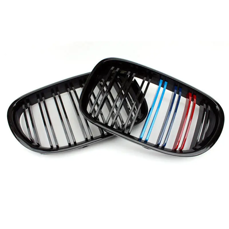 

F01 Front Bumper Grills Carbon Fiber Kidney Racing Grille for 7 Series F01 F02 F03 F04 2008 - 2015 Model 740i 750i Mesh