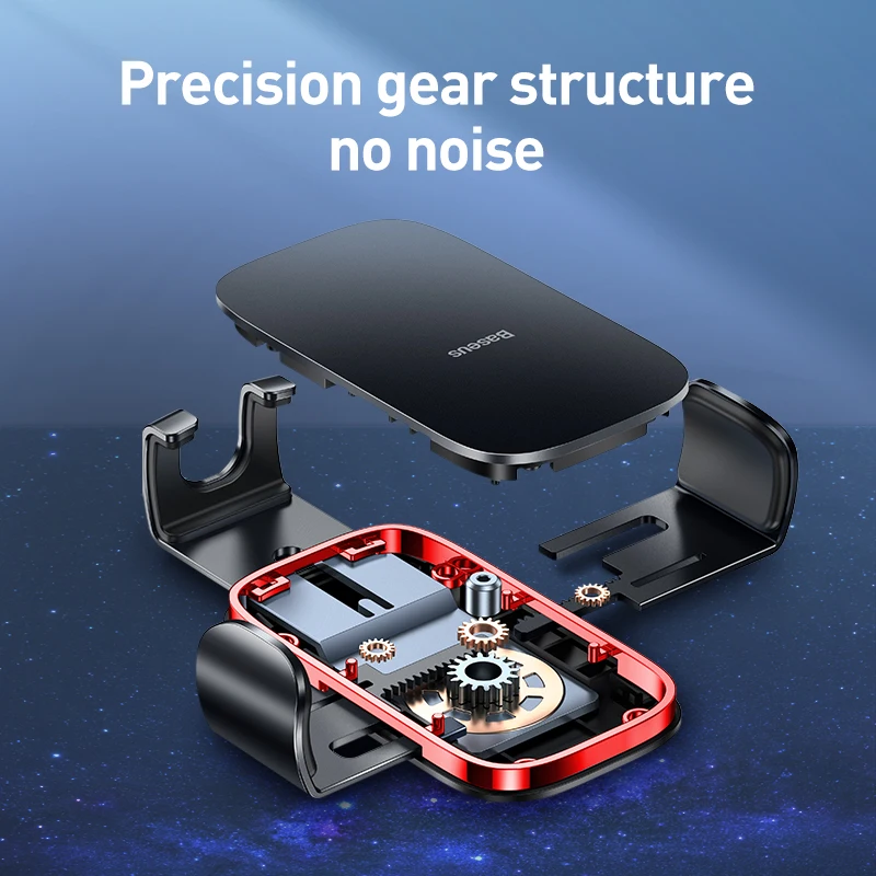 Baseus Car Phone Holder Mobile Metal Gravity Phone Holder for Car Air Vent / CD Slot Mount Phone Holder Stand for iPhone Samsung