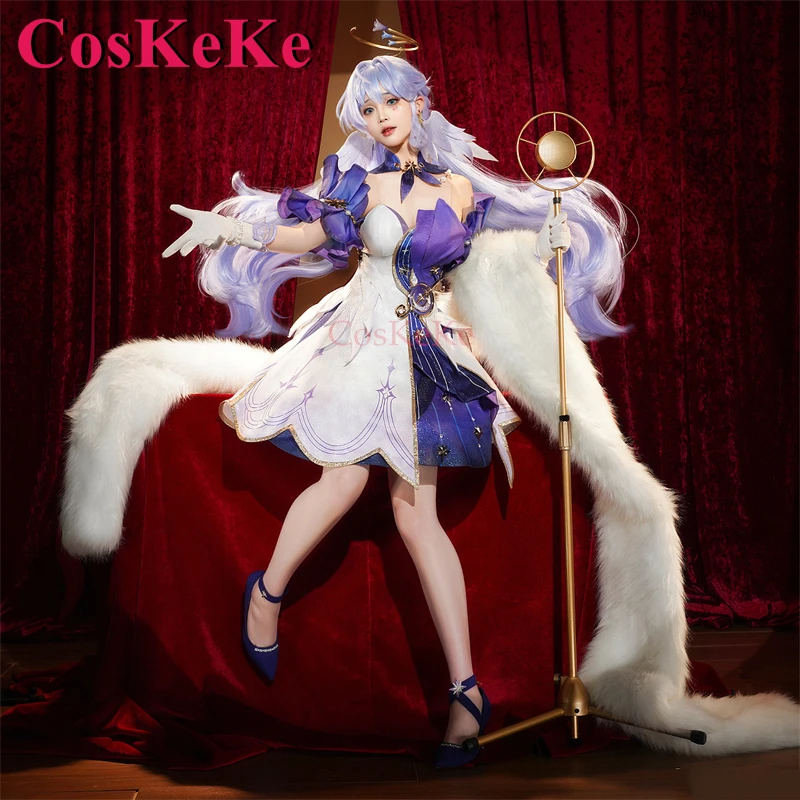 CosKeKe Robin Cosplay Game Honkai: Star Rail Costume Gorgeous Sweet Elegant Combat Uniforms Activity Party Role Play Clothing